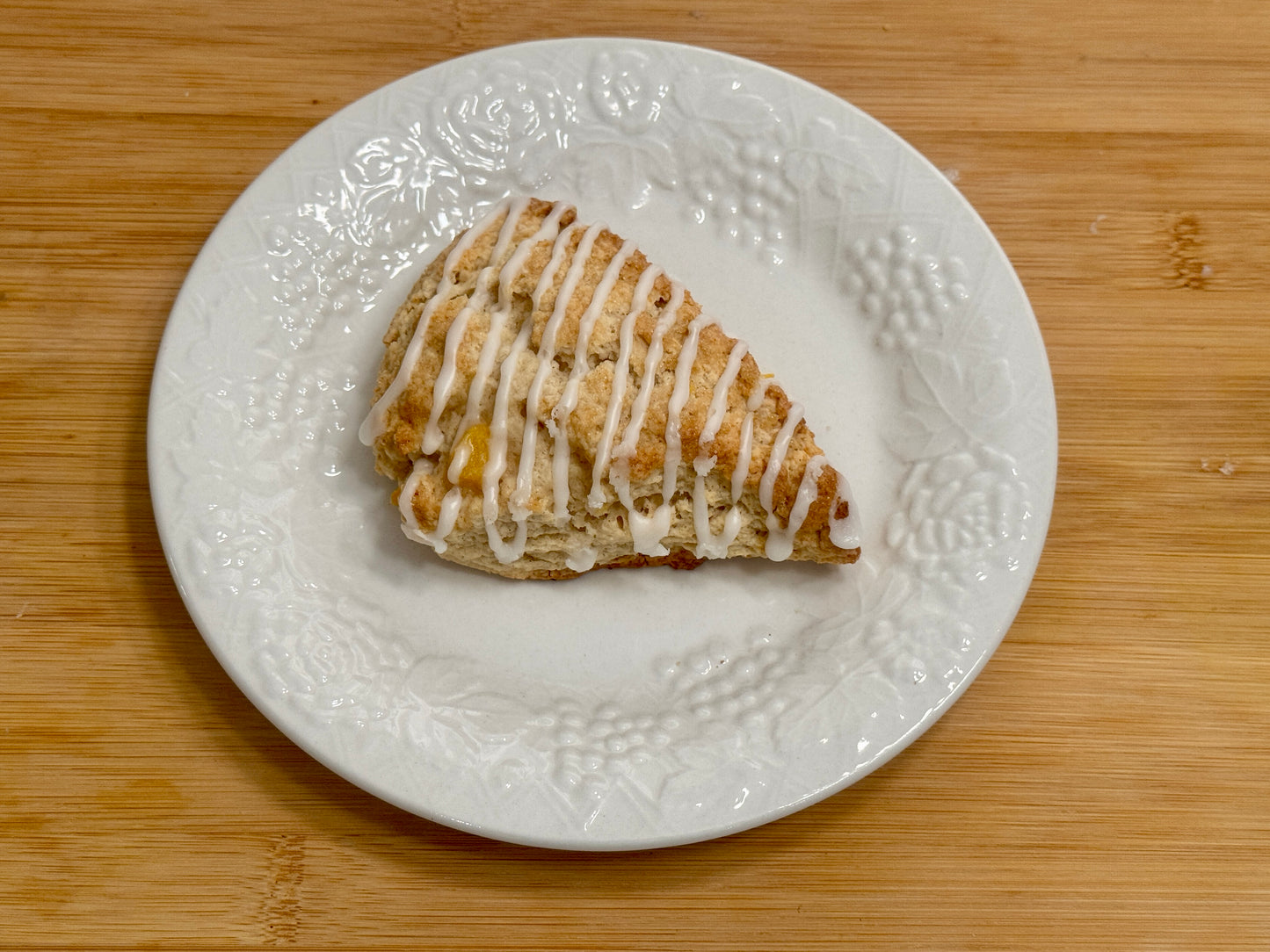 peach cobbler scone in alabaster alabama
