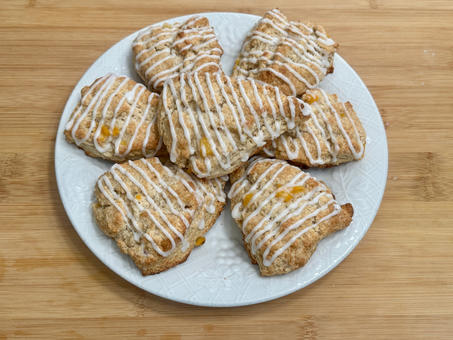 peach cobbler scones in alabaster alabama