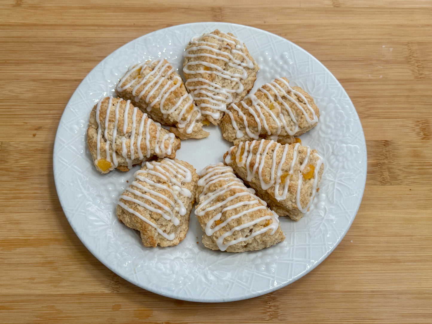 peach cobbler mini scones in alabaster alabama
