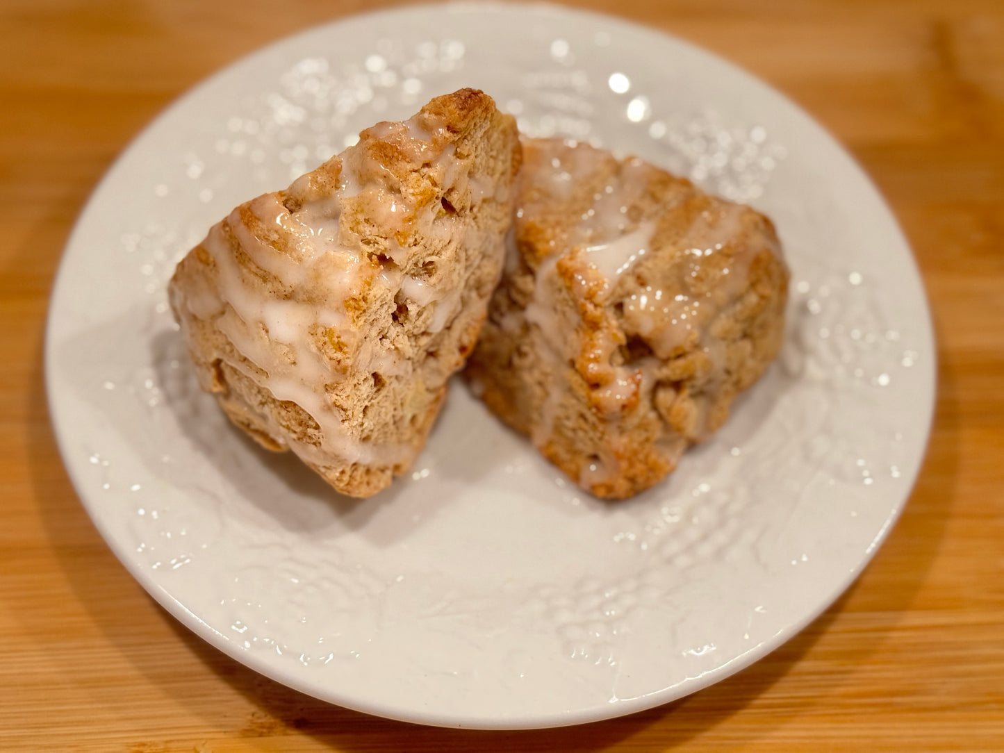 Gluten Free Apple Cinnamon Scones