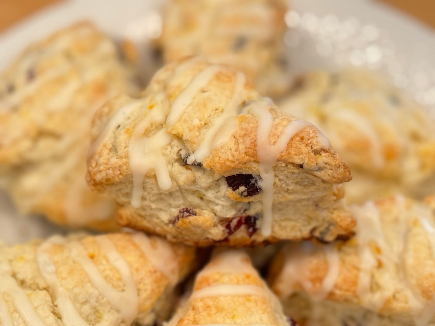 Gluten Free Cranberry Orange Scones