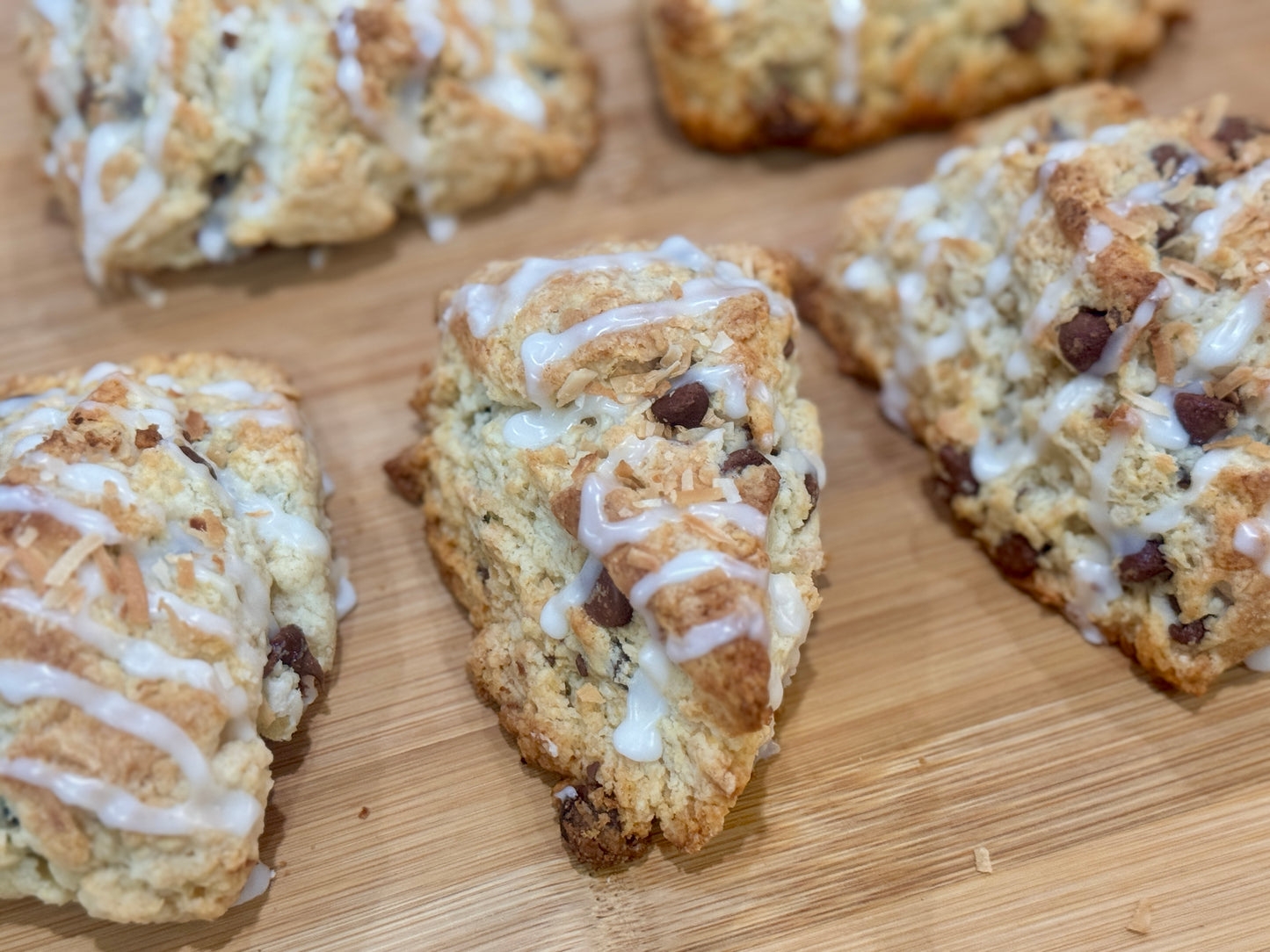 Chocolate Coconut Scones