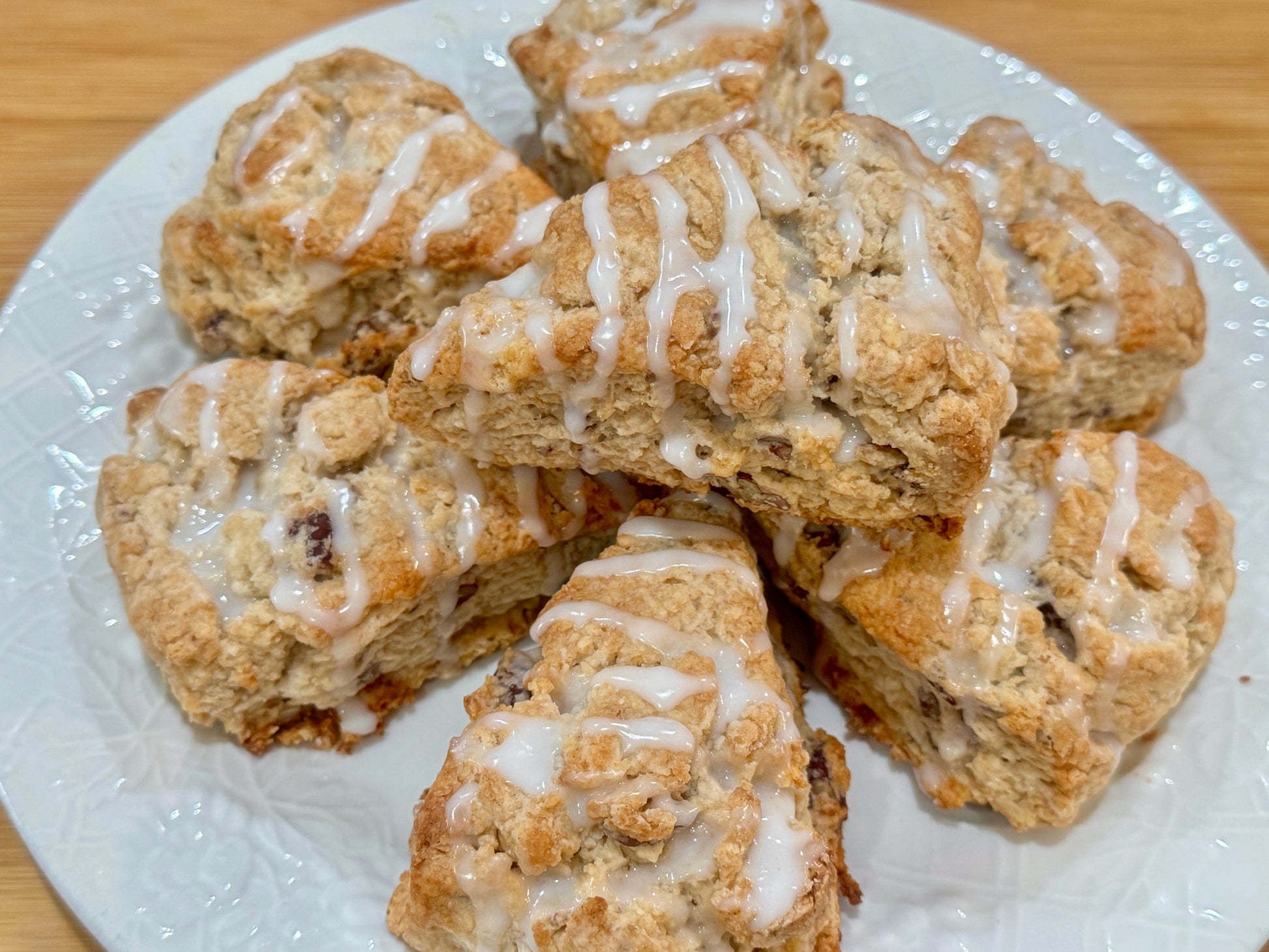 Butter pecan scones in Birmingham alabama 