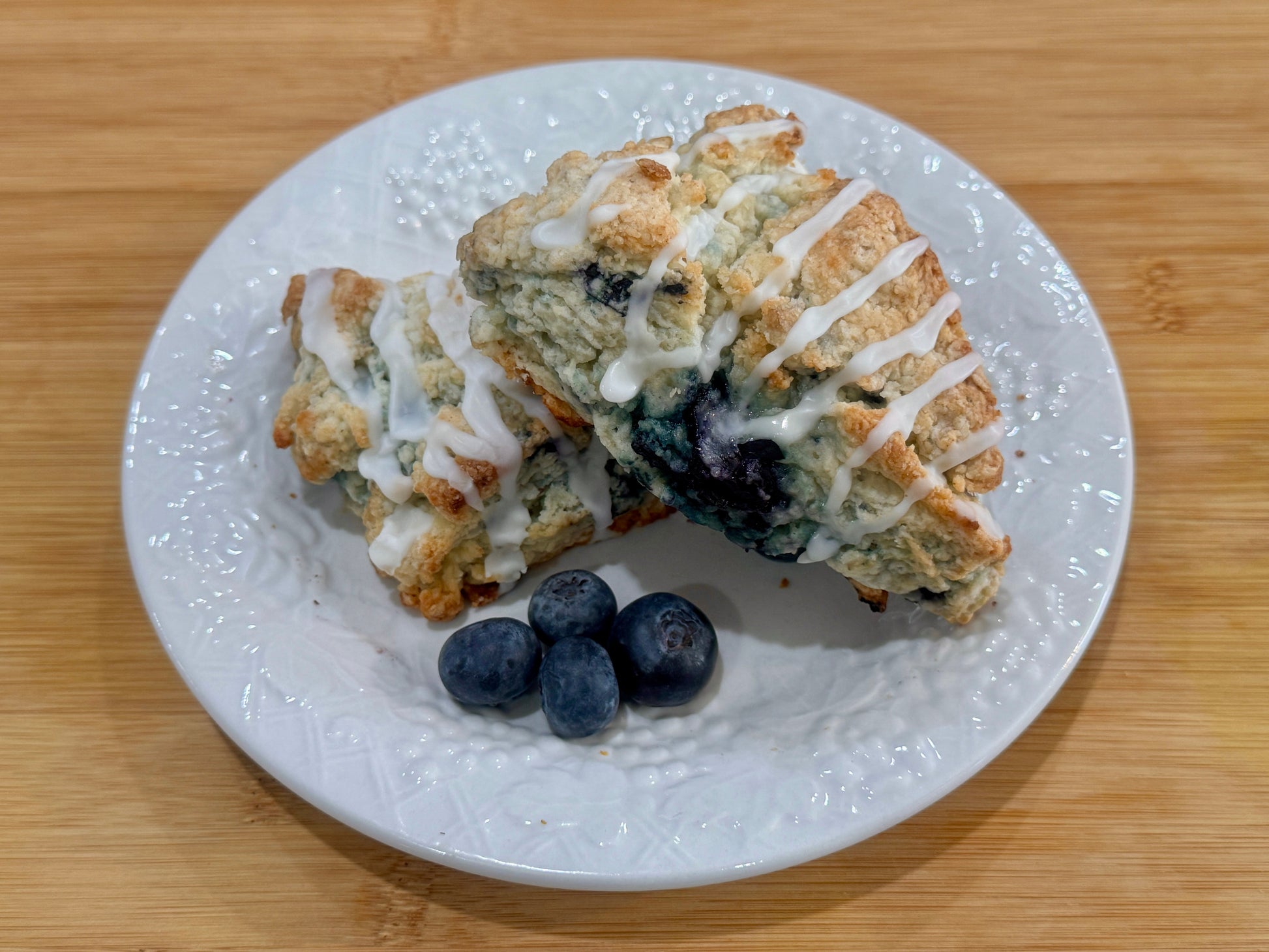 Blueberry scones 