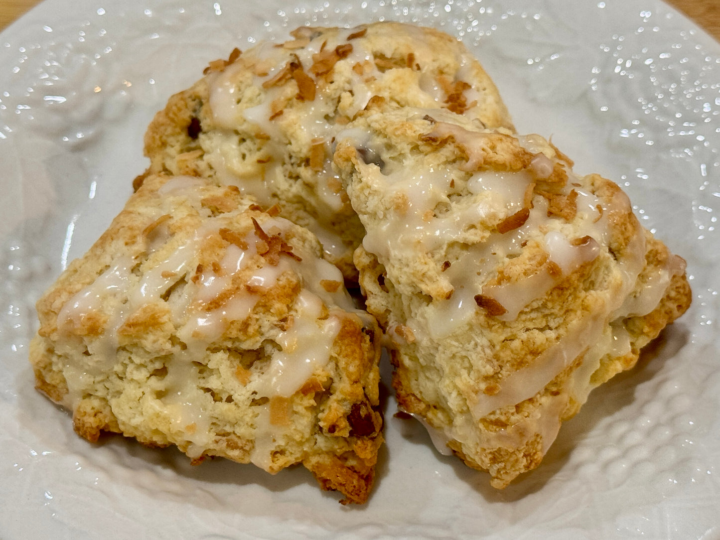 Chocolate Coconut Mini Scones