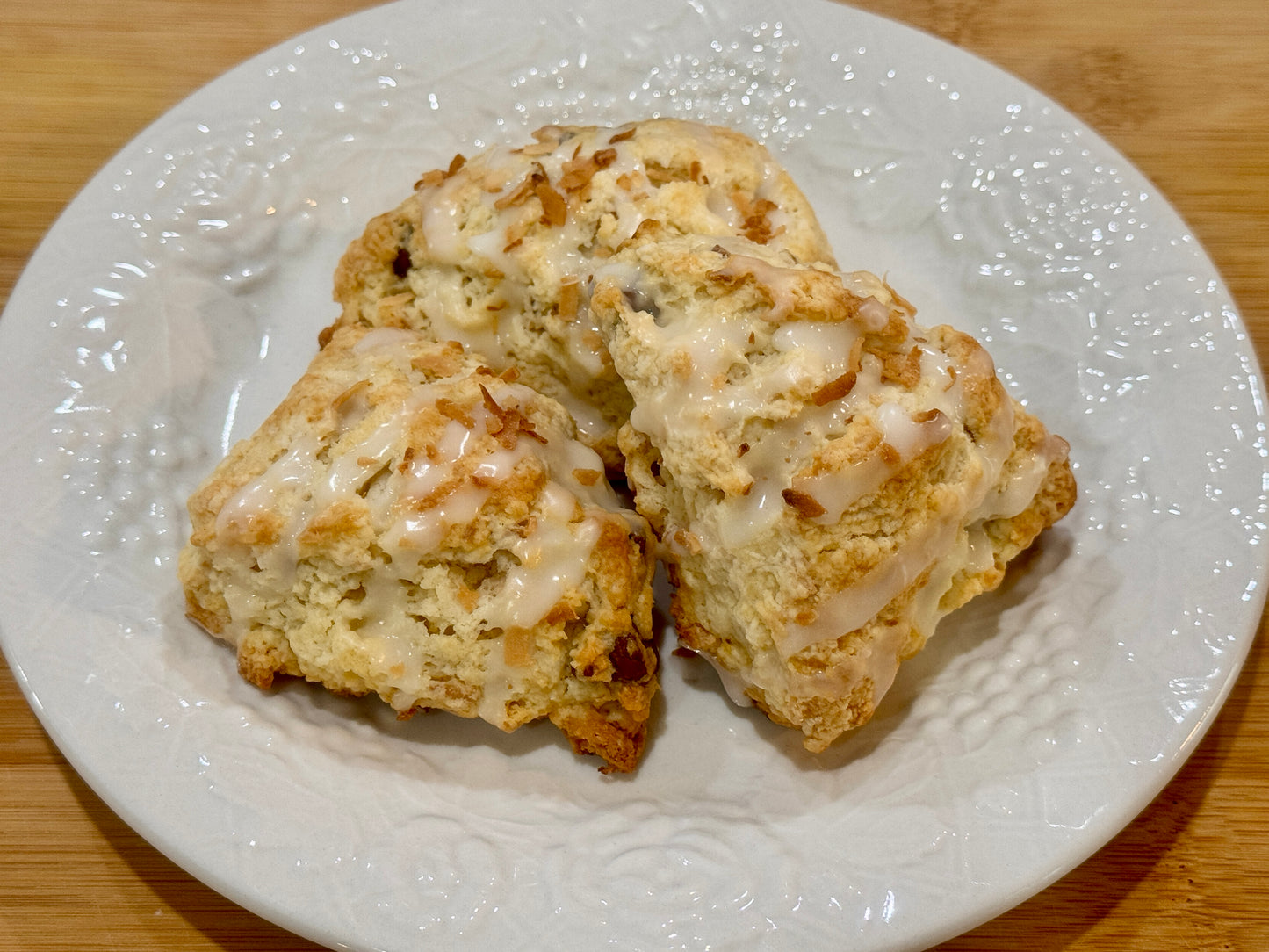 Chocolate Coconut Mini Scones