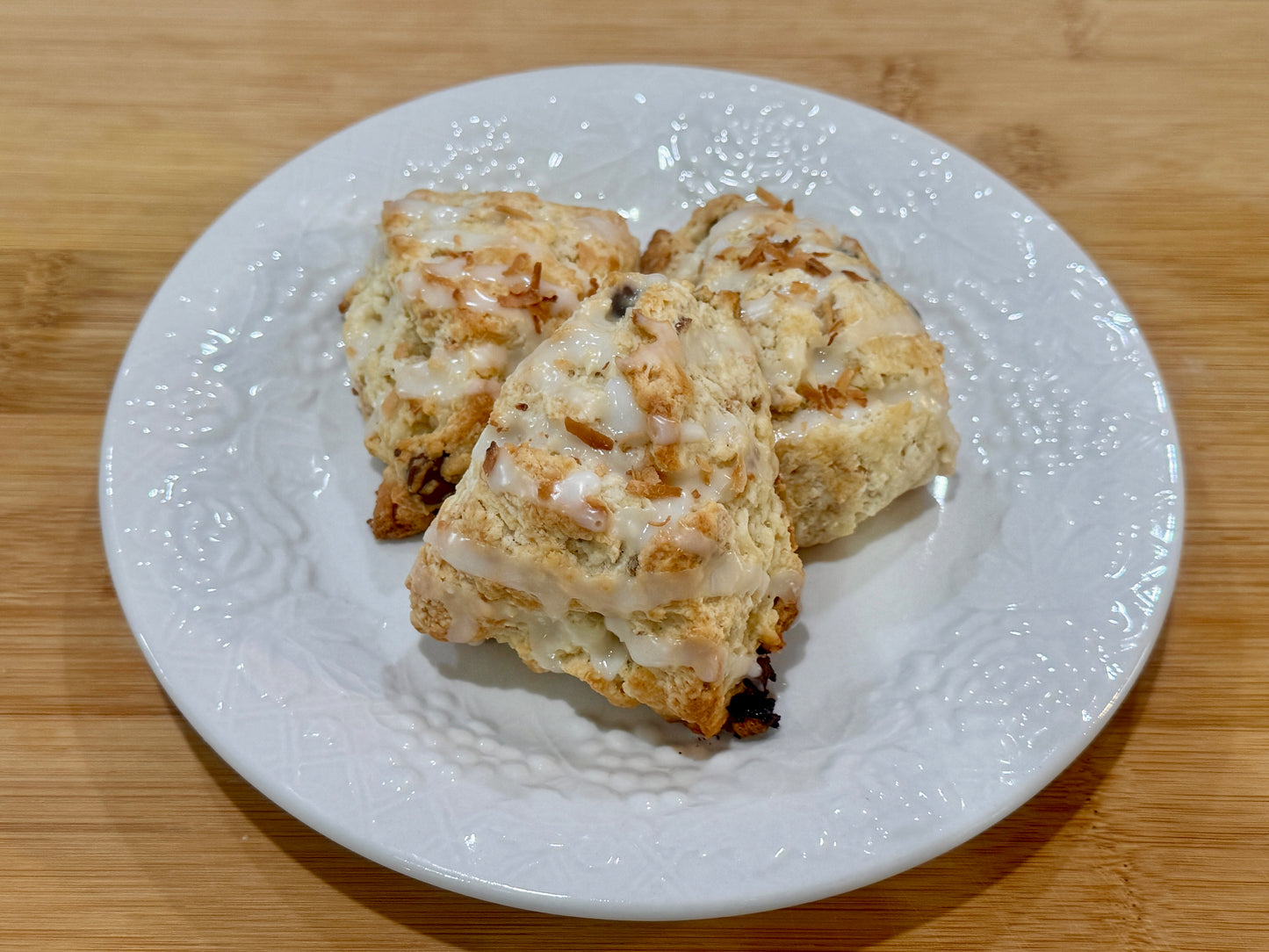 Chocolate Coconut Mini Scones