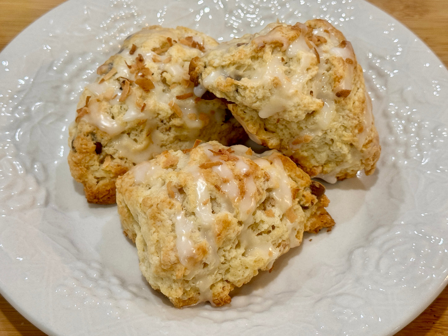 Chocolate Coconut Mini Scones