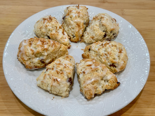 Chocolate Coconut Mini Scones