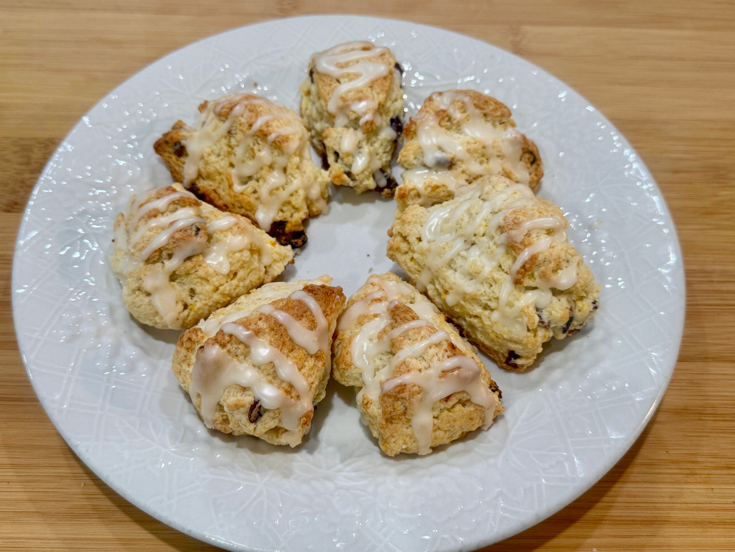 Cranberry Orange Mini Scones