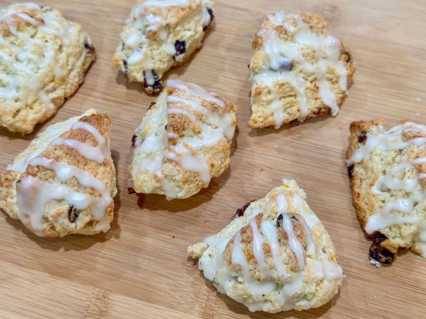 Cranberry Orange Mini Scones