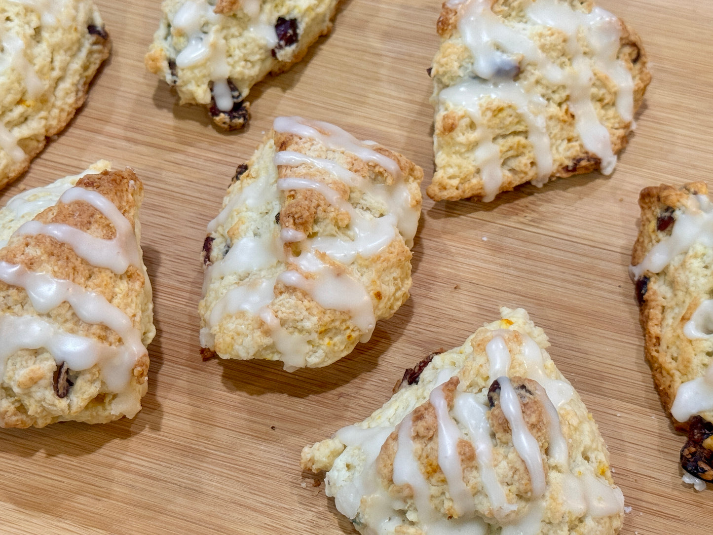 Cranberry Orange Mini Scones