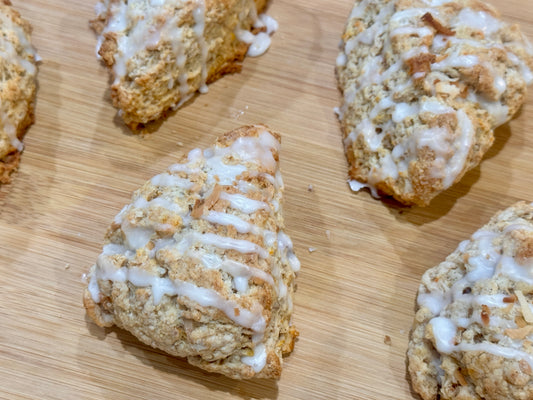 fresh carrot cake scones 