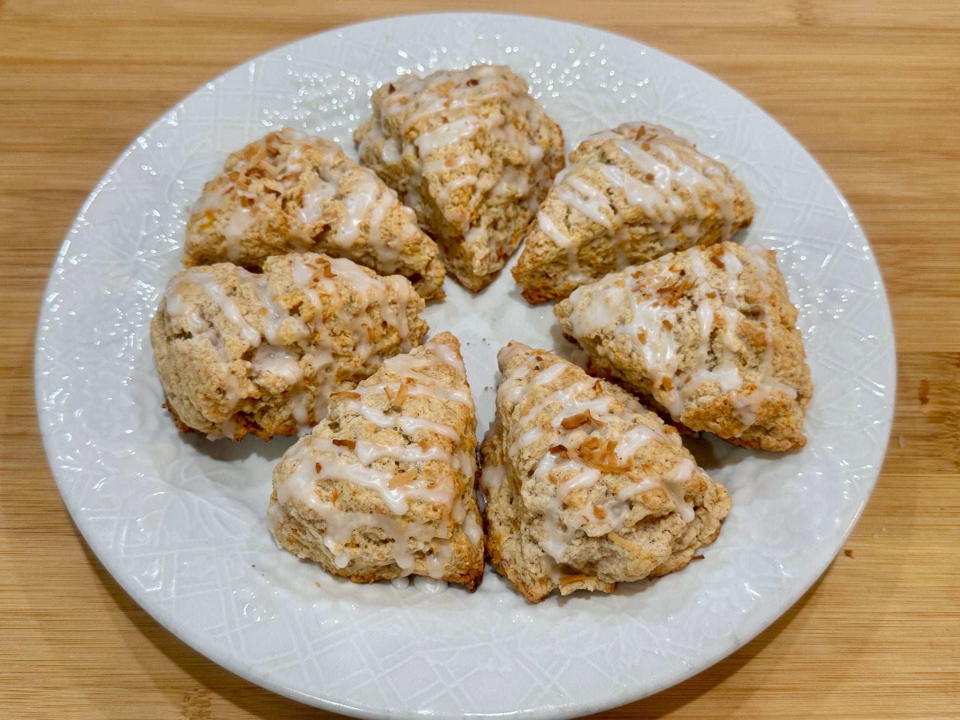 homemade carrot cake scones in alabaster alabama