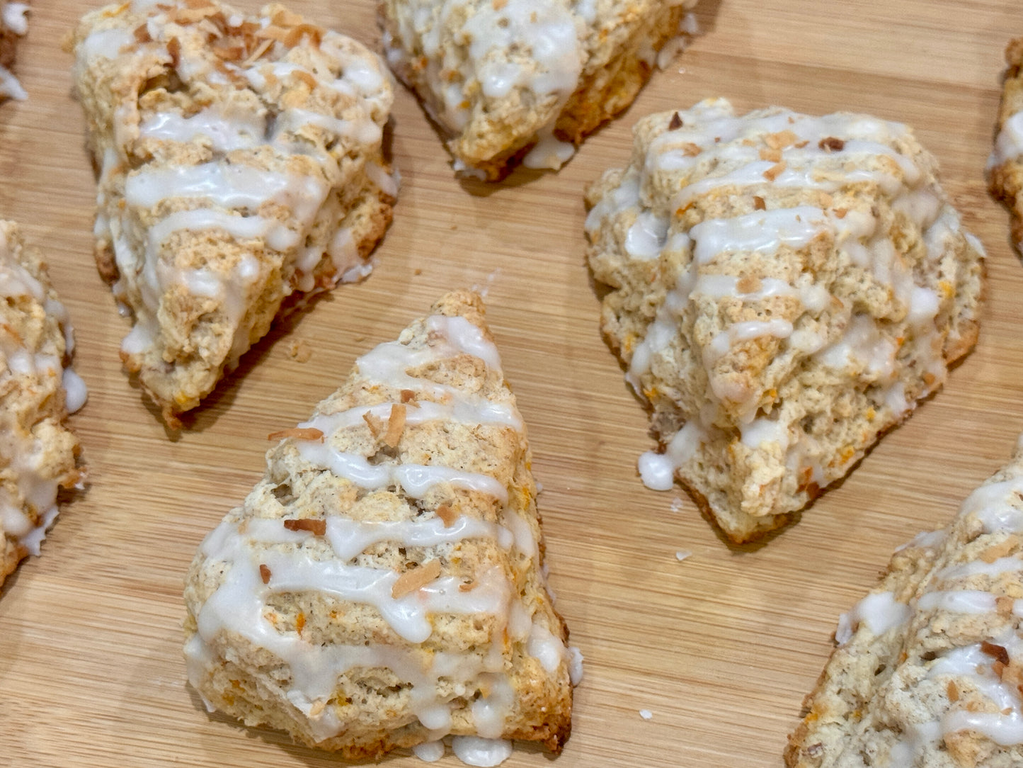 homemade carrot cake mini scones in alabaster alabama