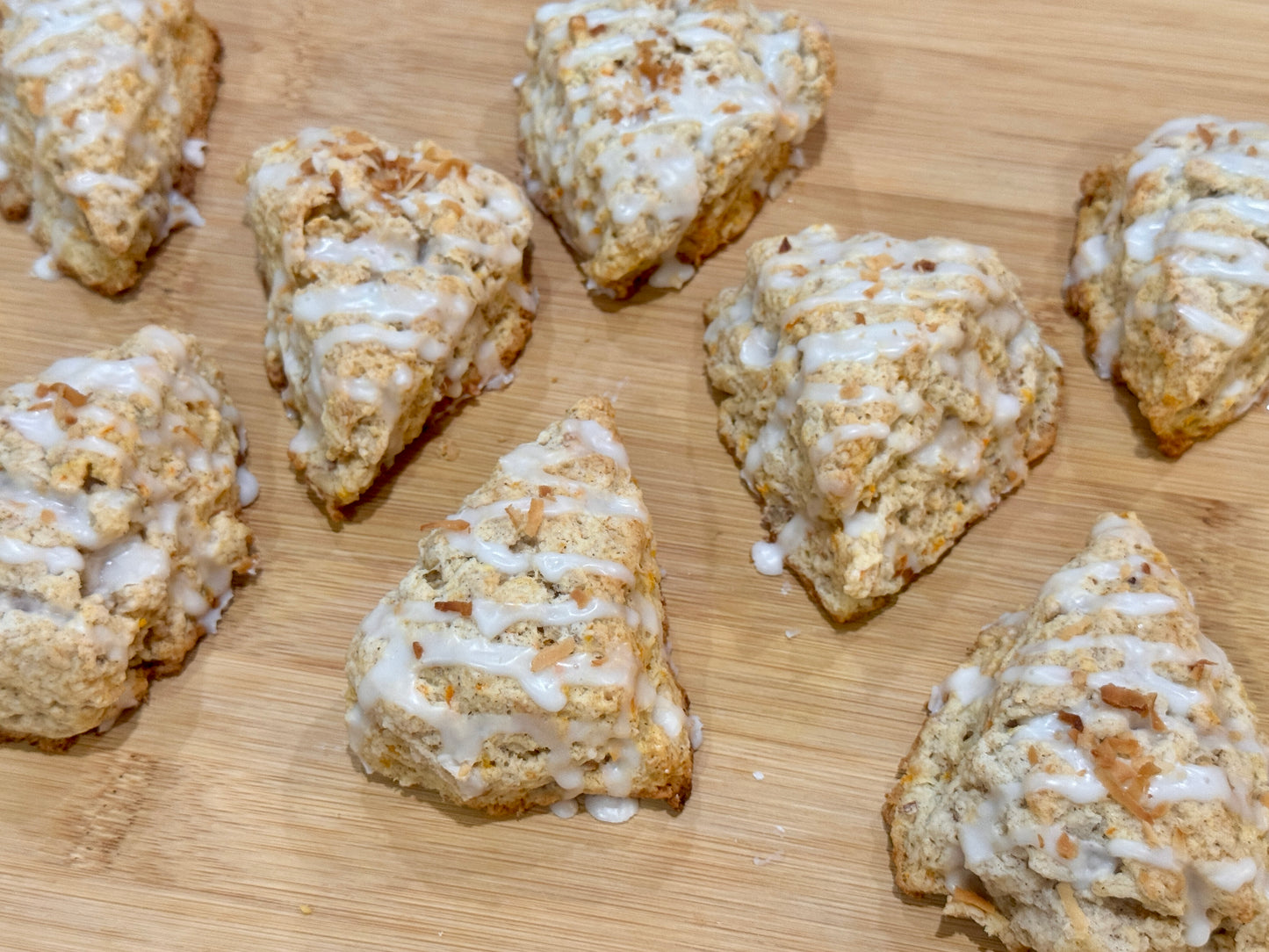 homemade carrot cake scones in alabaster alabama