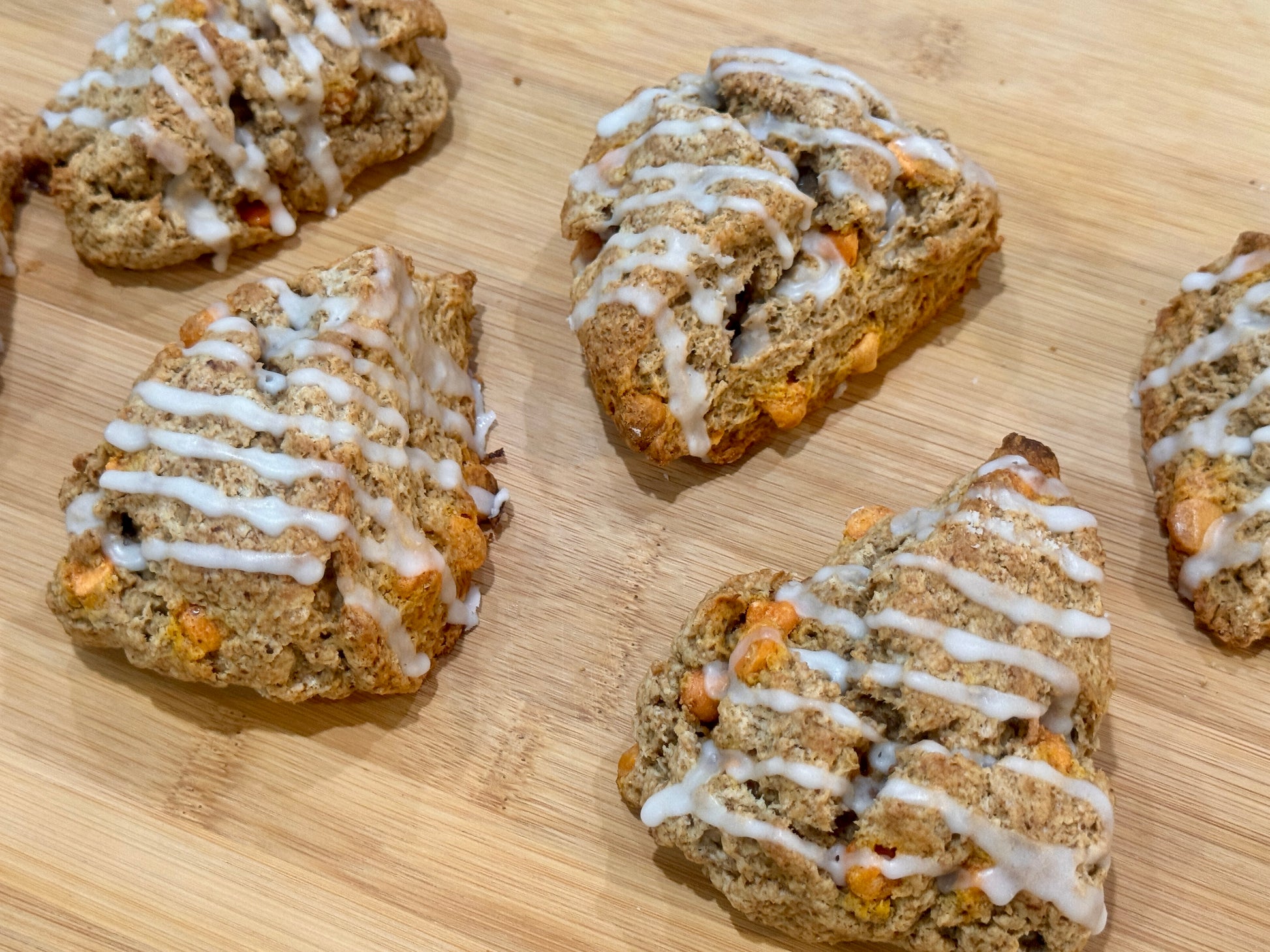 homemade caramel macchiato scones in birmingham, alabama