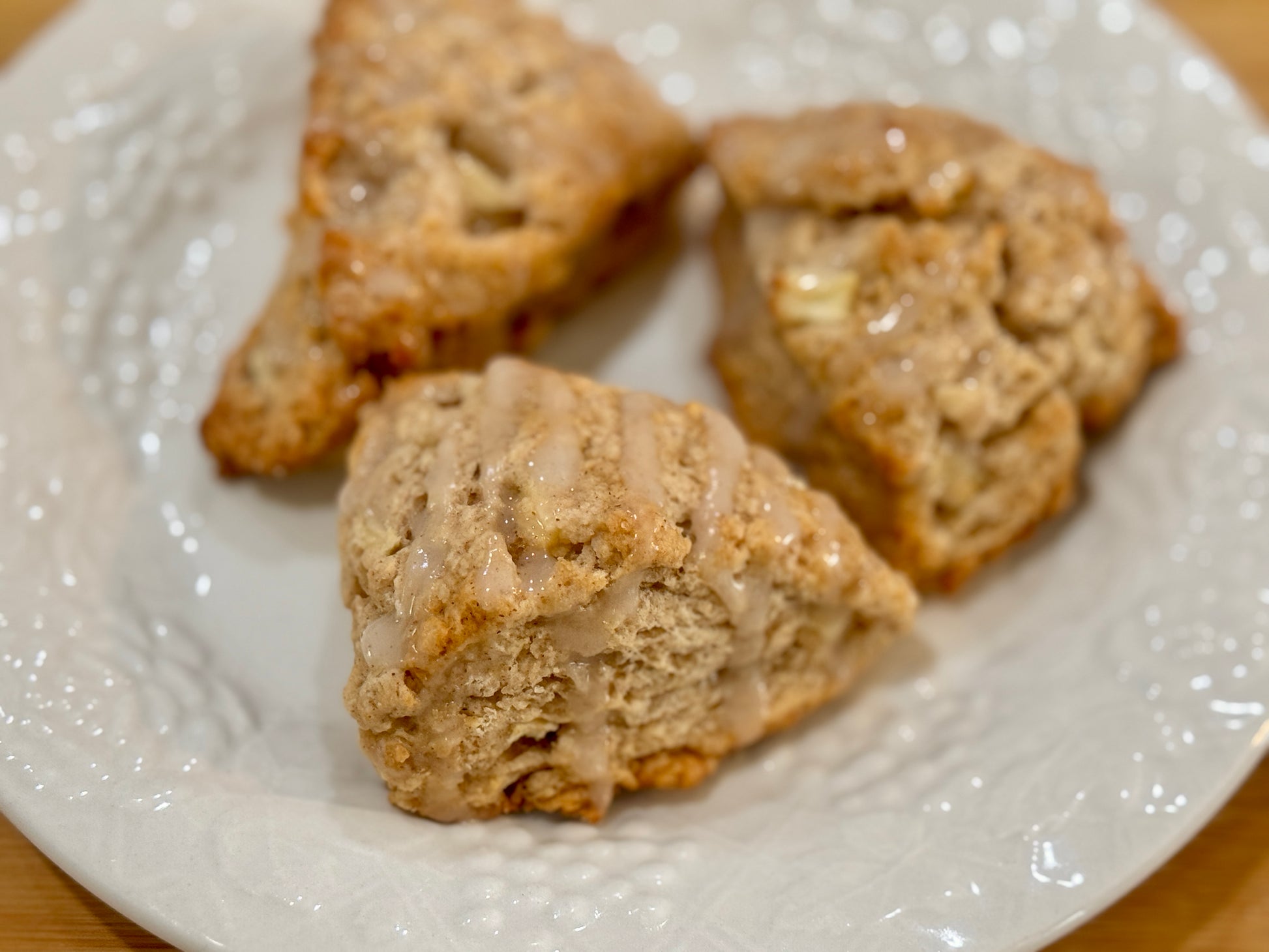 apple cinnamon mini scones made in shelby county, alabama