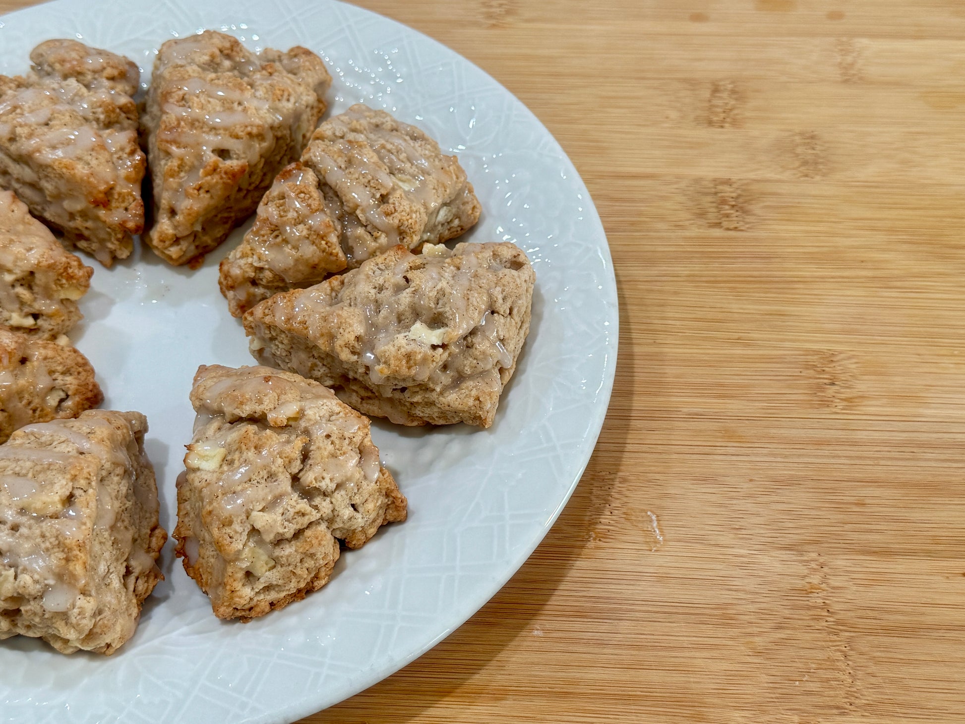 apple cinnamon mini scones made in central alabama