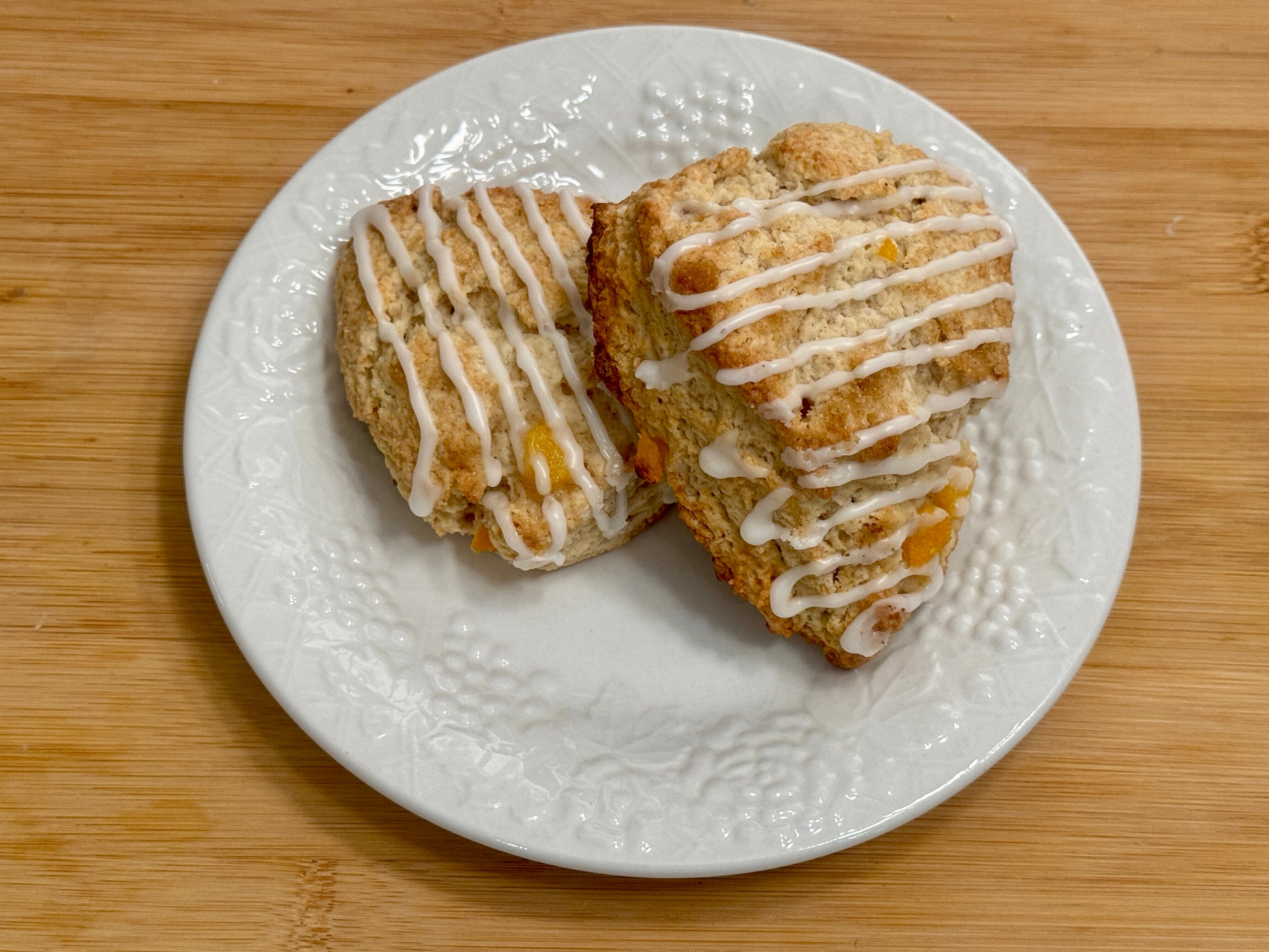 peach cobbler scones in alabaster alabama
