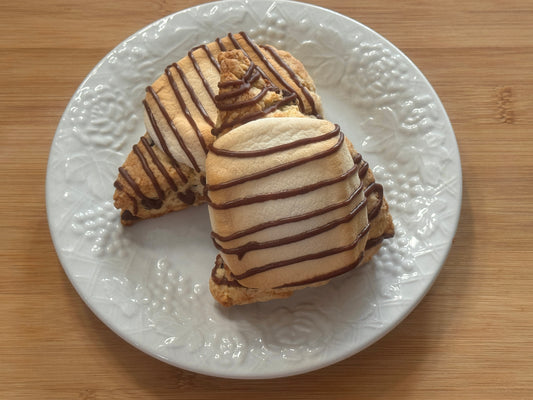two s'mores scones